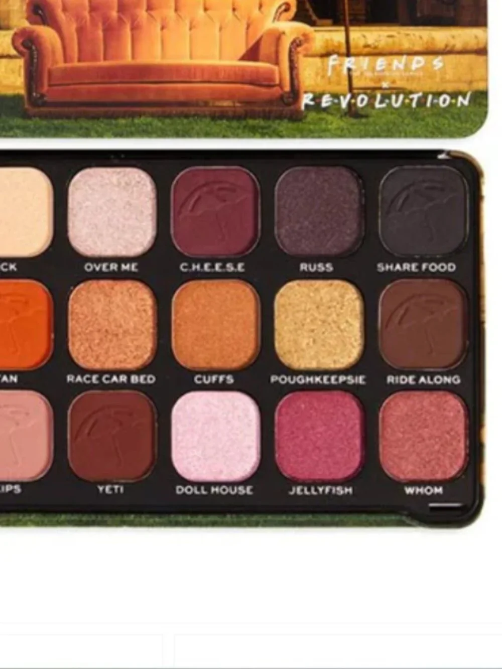 Makeup Revolution x Friends I'll Be There for You Eyeshadow Palette, 18 Shades